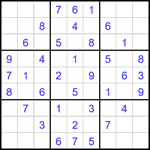 Судоку 9х9 #2088 легкий