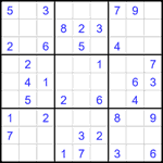 Судоку 9х9 #2092 легкий