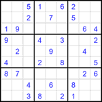 Судоку 9х9 #2093 легкий