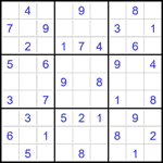 Судоку 9х9 #2094 легкий
