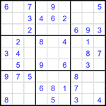 Судоку 9х9 #2098 легкий