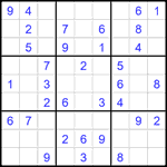 Судоку 9х9 #2103 легкий