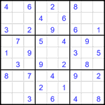 Судоку 9х9 #2104 легкий