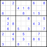 Судоку 9х9 #2109 легкий