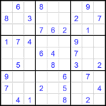 Судоку 9х9 #2110 легкий