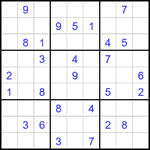 Судоку 9х9 #2023 средний Судоку 9х9 #2023 средний