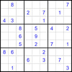 Судоку 9х9 #2024 средний Судоку 9х9 #2024 средний