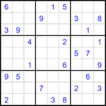 Судоку 9х9 #2026 средний Судоку 9х9 #2026 средний