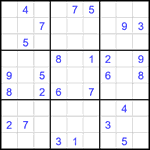 Судоку 9х9 #2027 средний Судоку 9х9 #2027 средний