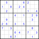 Судоку 9х9 #2031 средний Судоку 9х9 #2031 средний