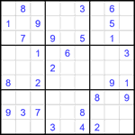 Судоку 9х9 #2037 средний Судоку 9х9 #2037 средний