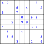 Судоку 9х9 #2040 средний Судоку 9х9 #2040 средний