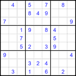 Судоку 9х9 #2047 средний