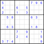 Судоку 9х9 #2048 средний Судоку 9х9 #2048 средний