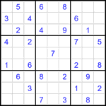 Судоку 9х9 #2050 средний Судоку 9х9 #2050 средний