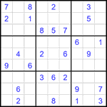Судоку 9х9 #2056 средний