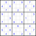 Судоку 9х9 #2057 средний