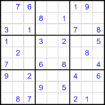 Судоку 9х9 #2059 средний