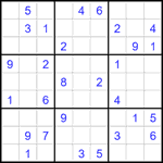 Судоку 9х9 #2061 средний