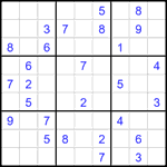 Судоку 9х9 #2067 средний