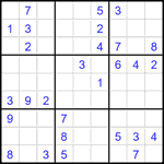 Судоку 9х9 #2078 средний