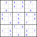 Судоку 9х9 #2079 средний
