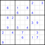 Судоку 9х9 #2023 трудный Судоку 9х9 #2023 трудный