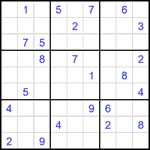 Судоку 9х9 #2033 трудный Судоку 9х9 #2033 трудный