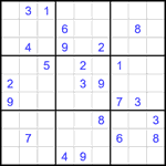 Судоку 9х9 #2034 трудный Судоку 9х9 #2034 трудный