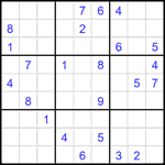 Судоку 9х9 #2035 трудный Судоку 9х9 #2035 трудный