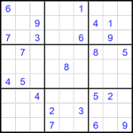 Судоку 9х9 #2037 трудный Судоку 9х9 #2037 трудный