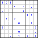 Судоку 9х9 #2049 трудный Судоку 9х9 #2049 трудный