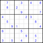 Судоку 9х9 #2018 очень трудный Судоку 9х9 #2018 очень трудный