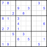 Судоку 9х9 #2024 очень трудный Судоку 9х9 #2024 очень трудный