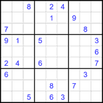 Судоку 9х9 #2031 очень трудный Судоку 9х9 #2031 очень трудный