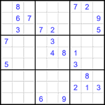Судоку 9х9 #2032 очень трудный Судоку 9х9 #2032 очень трудный