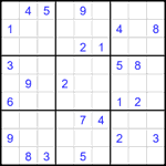 Судоку 9х9 #2034 очень трудный Судоку 9х9 #2034 очень трудный