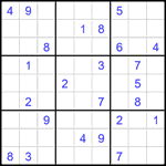 Судоку 9х9 #2035 очень трудный Судоку 9х9 #2035 очень трудный