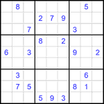 Судоку 9х9 #2043 очень трудный Судоку 9х9 #2043 очень трудный