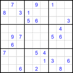 Судоку 9х9 #2046 очень трудный Судоку 9х9 #2046 очень трудный