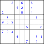 Судоку 9х9 #2048 очень трудный