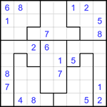 Судоку-пазл 8х8 #11 средний