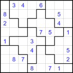 Судоку-пазл 8х8 #12 средний