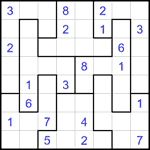 Судоку-пазл 8х8 #15 средний