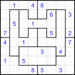 Судоку-пазл 8х8 #16 средний