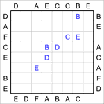 Алфавит 8х8 #1 средний