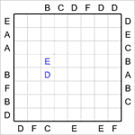 Алфавит 8х8 #4 средний