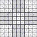 Судоку-микадо #11 очень трудный