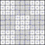 Судоку-микадо #13 очень трудный
