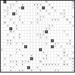 Филиппинский кроссворд #1491 “Скачки”